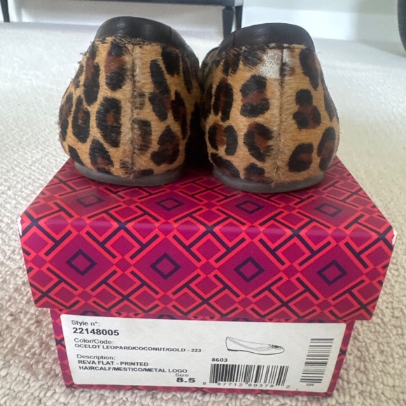 Tory Burch Cheetah Ballet Flats - Picture 2 of 4